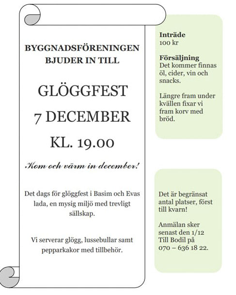 Glöggfest 2019-12-07